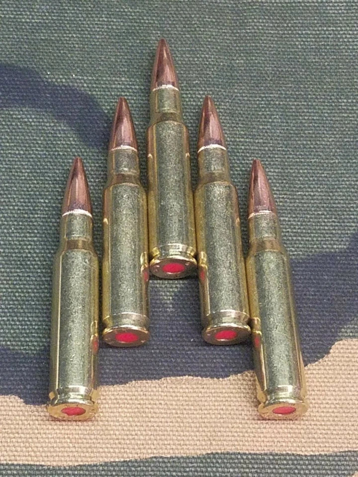 308 Win. Snap Caps Set of 5 (Safety Red)