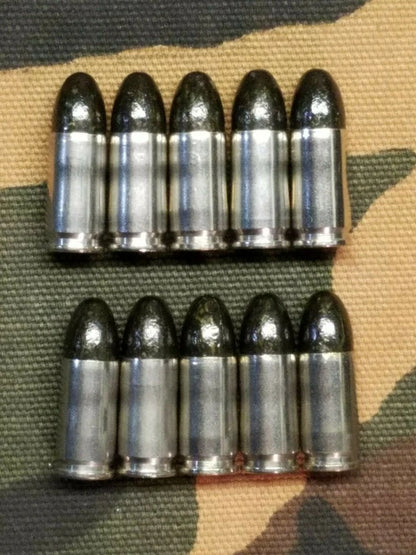 9mm Snap Caps Set of 10 (Black+Nickel)