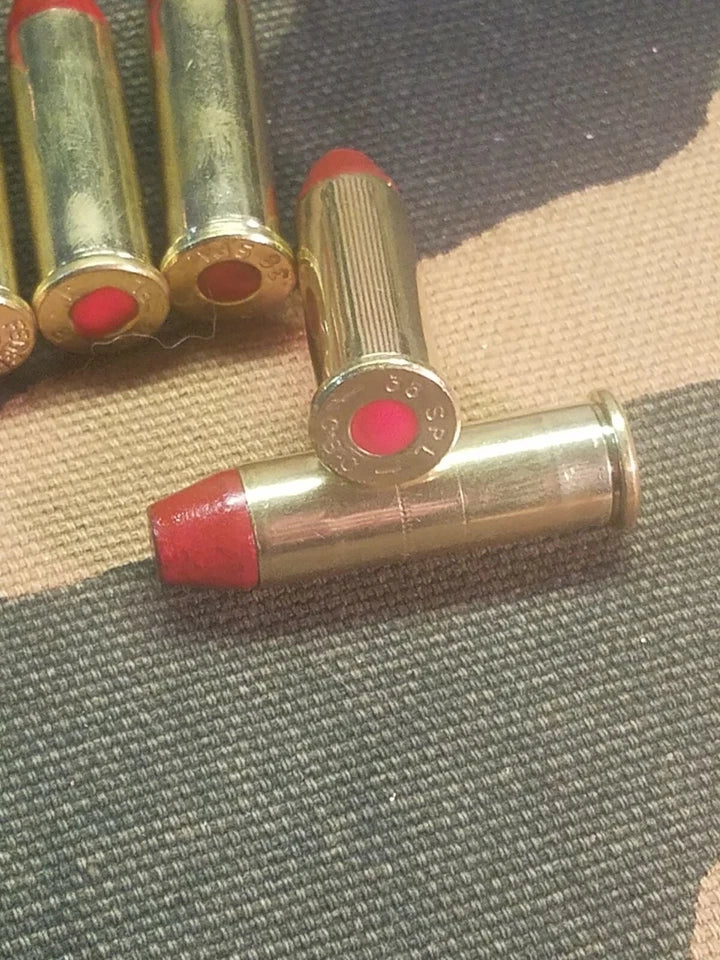 38 Special Snap Caps Set of 10 (Red+Brass) Real 125gr Weight!!!