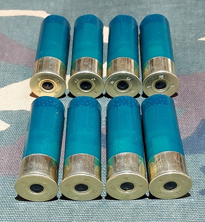 12 Gauge 2 3/4" Snap Caps Dummy Training Rounds Set of 8 (Green) 1oz ea.