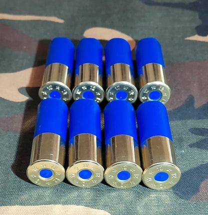 12 Gauge 2 3/4" Snap Caps Training Rounds Set of 8 (Safety Blue) High Brass 1oz