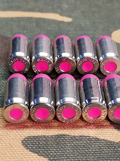 380 Snap Caps Set of 10 (Pink+Nickel)