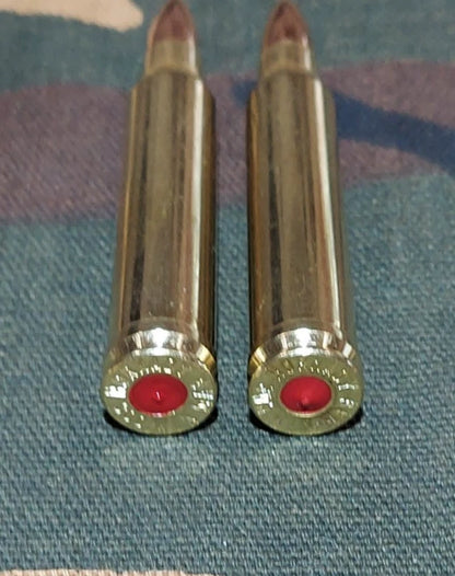 338 WIN MAG, Snap Caps Set of 2 (Brass+FMJ) Real Weight!!!