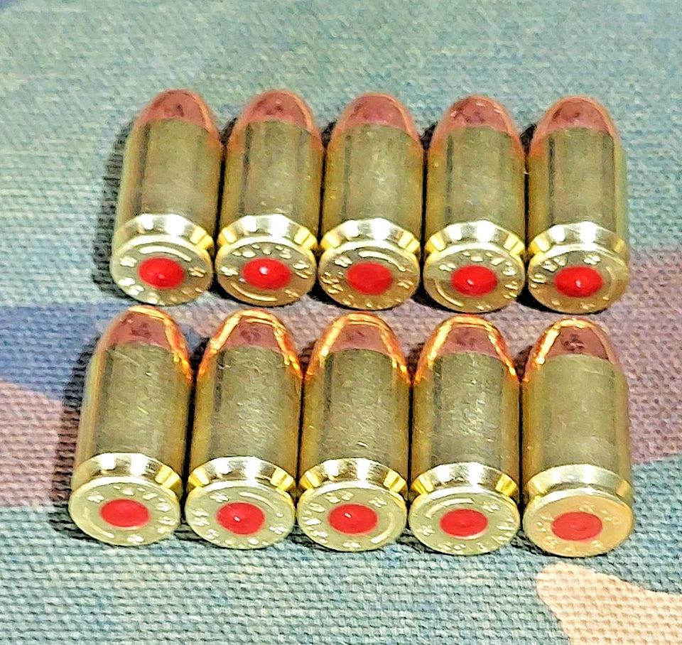 45 Gap Snap Caps Set of 10 (Brass+Fmj) Real Weight!!! 45 G.A.P.