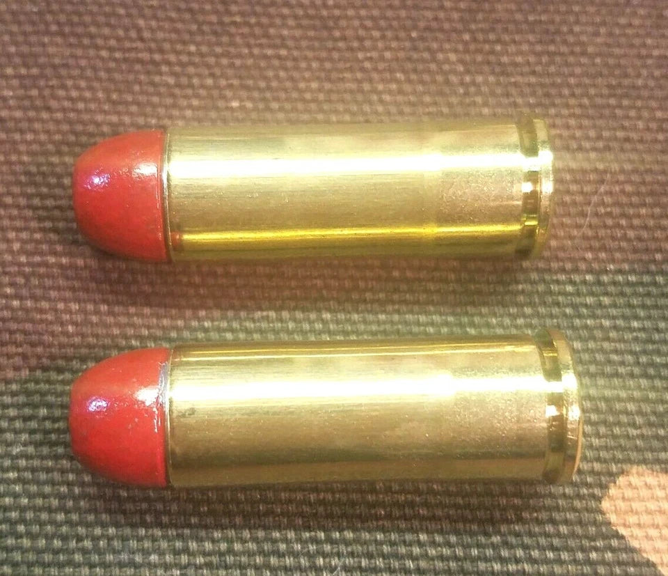 45 Long Colt Snap Caps Set of 6 (Red+Brass) Real Weight!!! 45LC 45 Colt