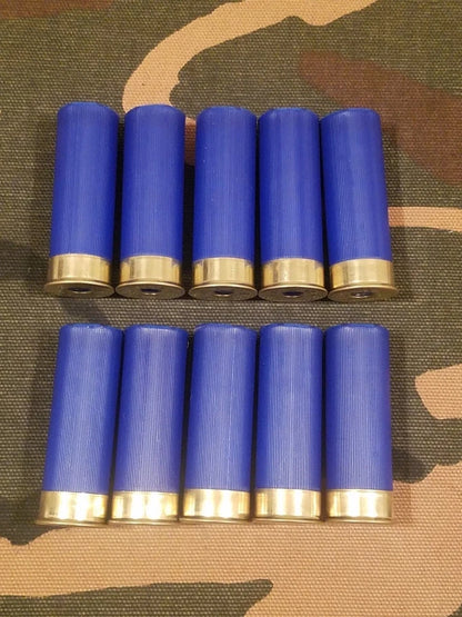 12 Gauge 2 3/4" 1oz. Snap Caps Dummy Training Rounds Set of 10 (Safety Blue)