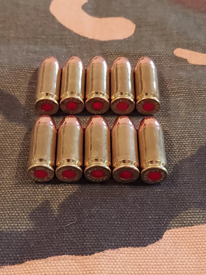 40 S&W Snap Caps Set of 10 (Brass+FMJ) Real 200GR Weight!!!
