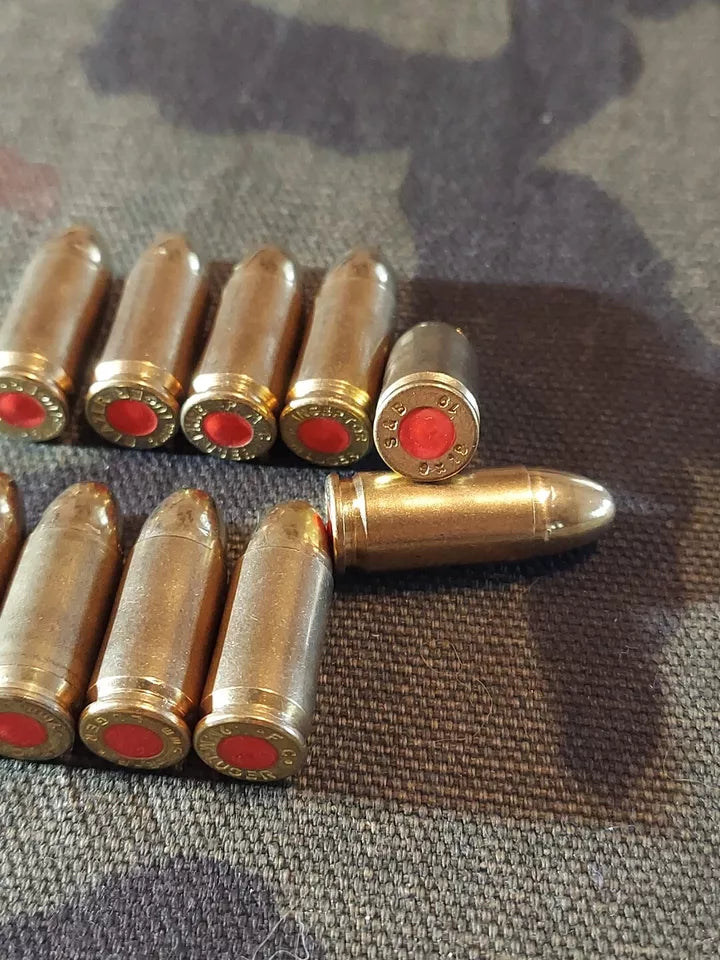 9mm Luger Snap Caps Set of 10 (Brass+Brass)