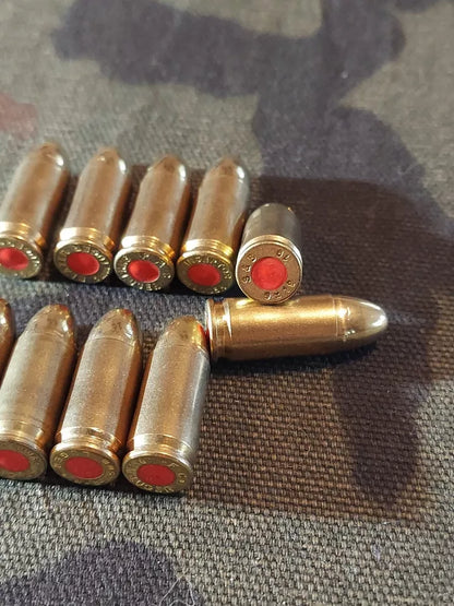 9mm Luger Snap Caps Set of 10 (Brass+Brass)