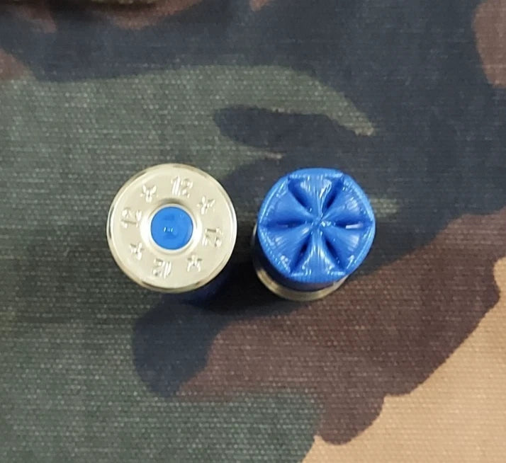 12 Gauge 2 3/4" Snap Caps Training Rounds Set of 8 (Safety Blue) High Brass 1oz