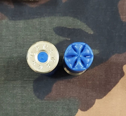 12 Gauge 2 3/4" Snap Caps Training Rounds Set of 8 (Safety Blue) High Brass 1oz