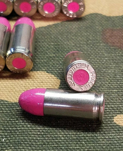 9mm Luger Snap Caps Set of 10 (Pink+Nickel)
