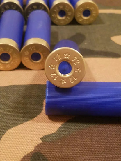 12 Gauge 2 3/4" 1oz. Snap Caps Dummy Training Rounds Set of 10 (Safety Blue)