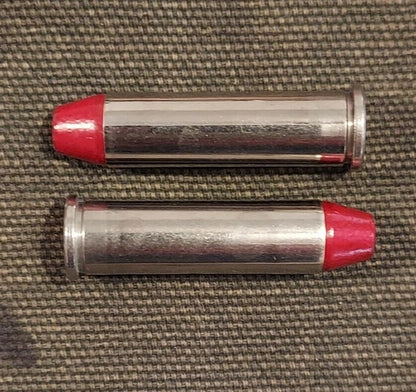 357 Magnum Snap Caps Set of 6 (Nickel+Red) Real 125GR Weight!!!