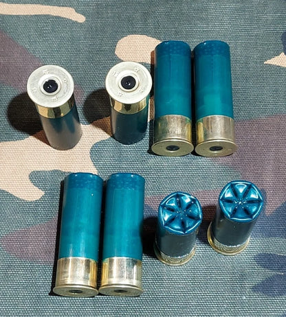 12 Gauge 2 3/4" Snap Caps Dummy Training Rounds Set of 8 (Green) 1oz ea.