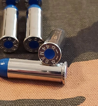 44 REM MAG Snap Caps Set of 6 (Blue+Nickel) 200GN.!!!