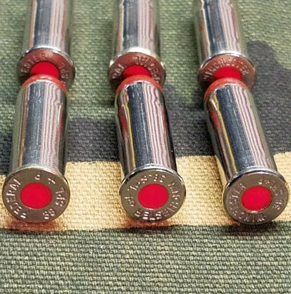 38 Special Snap Caps Set of 6 (Red+Nickel) Real 125GR Weight!!!
