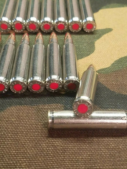 223/5.56 Snap Caps Set of 15 (Nickel+Red)