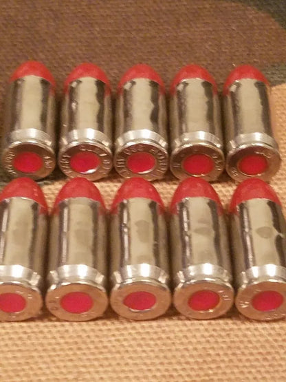 380 Snap Caps Set of 10 (Red+Nickel)