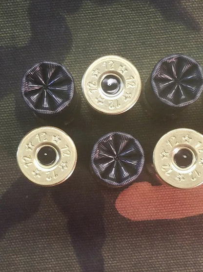 12 Gauge 2 3/4" 1oz. Snap Caps Dummy Training Rounds Set of 8 (Safety Black)