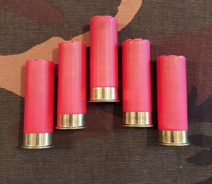 12 Gauge 2 3/4" 1oz. Snap Caps Dummy Training Rounds Set of 5 (Safety Red)
