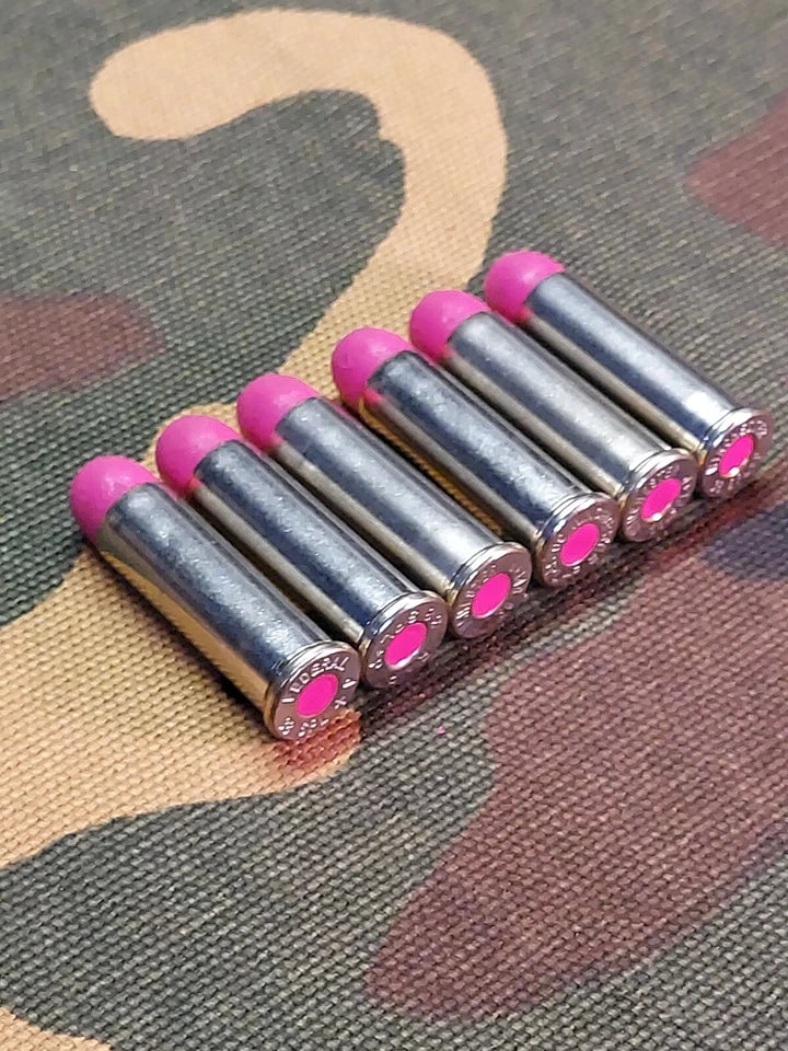 38 Special Snap Caps Set of 6 (Pink+Nickel) Real 125GR Weight!!!