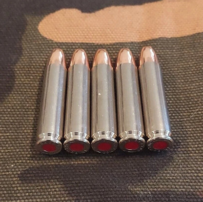 30 Carbine Snap Caps Set of 5 (Nickel+Red)