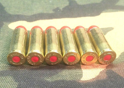 45 Long Colt Snap Caps Set of 6 (Red+Brass) Real Weight!!! 45LC 45 Colt