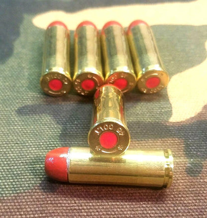 45 Long Colt Snap Caps Set of 6 (Red+Brass) Real Weight!!! 45LC 45 Colt