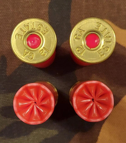 12 Gauge 2 3/4" Snap Caps Dummy Training Rounds Set of 10 (Safety Red) 1oz ea.