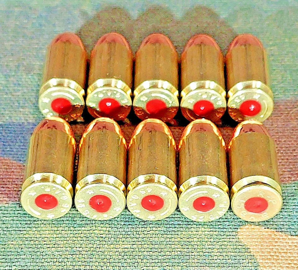 45 Gap Snap Caps Set of 10 (Brass+Fmj) Real Weight!!! 45 G.A.P.