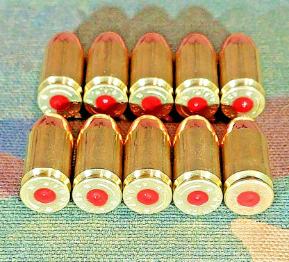 45 Gap Snap Caps Set of 10 (Brass+Fmj) Real Weight!!! 45 G.A.P.