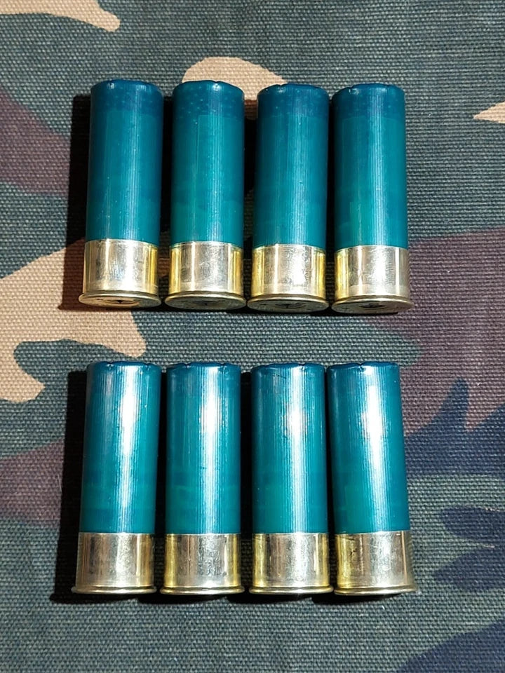 12 Gauge 2 3/4" Snap Caps Dummy Training Rounds Set of 8 (Green) 1oz ea.