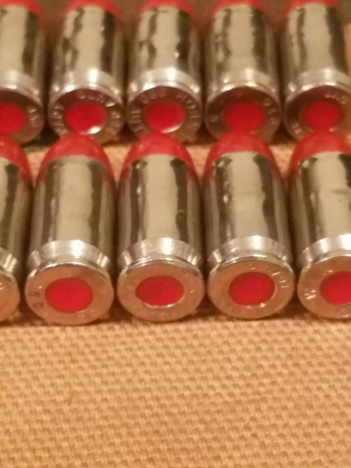 380 Snap Caps Set of 10 (Red+Nickel)