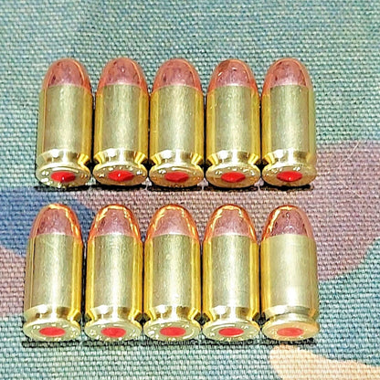 45 Gap Snap Caps Set of 10 (Brass+Fmj) Real Weight!!! 45 G.A.P.