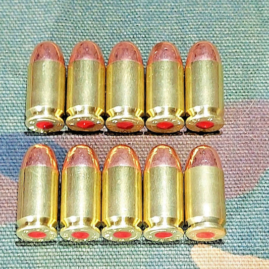 45 Gap Snap Caps Set of 10 (Brass+Fmj) Real Weight!!! 45 G.A.P.