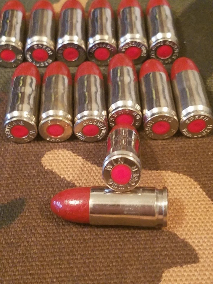 9mm Luger Snap Caps Set of 15 (Red+Nickel)