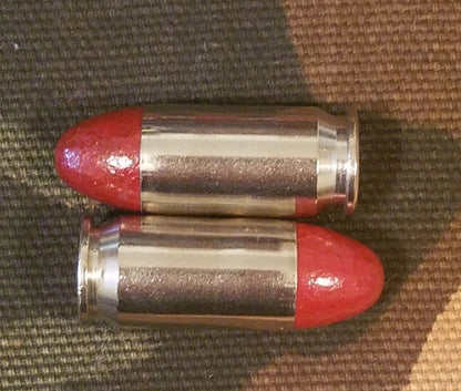45 ACP Snap Caps Set of 12 (Red+Nickel) Real 230GR Weight!!!
