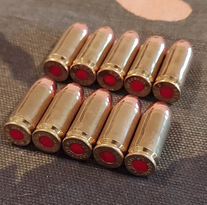 40 S&W Snap Caps Set of 10 (Brass+FMJ) Real 200GR Weight!!!