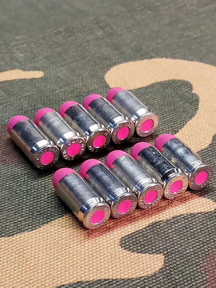 380 Snap Caps Set of 10 (Pink+Nickel)