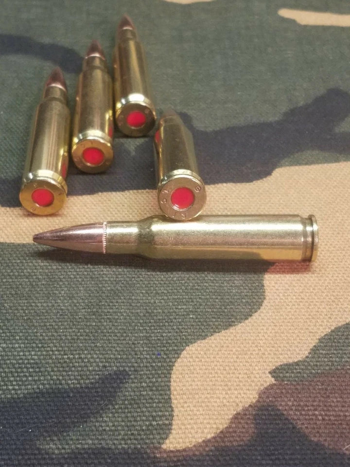 308 Win. Snap Caps Set of 5 (Safety Red)