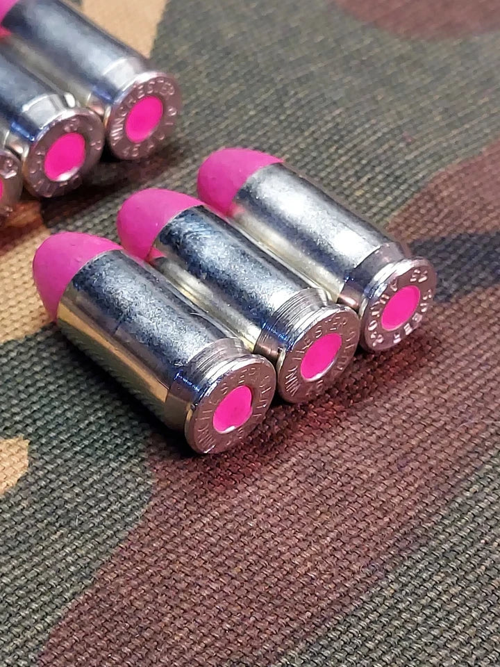 45 ACP Snap Caps Set of 6 (Pink+Nickel) Real 230GR Weight!!!