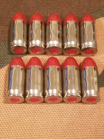 380 Snap Caps Set of 10 (Red+Nickel)