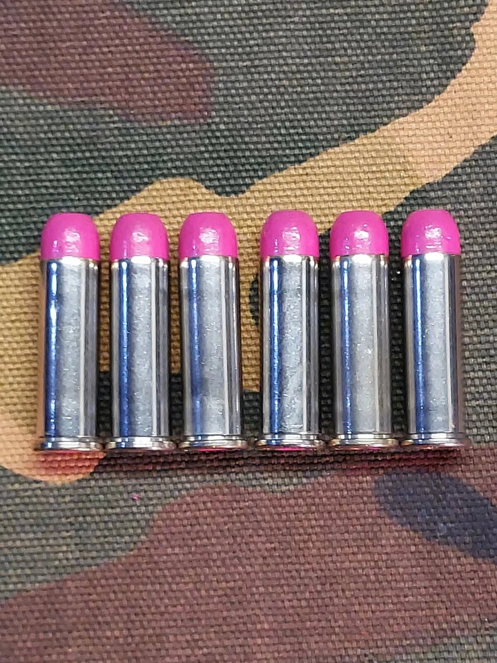38 Special Snap Caps Set of 6 (Pink+Nickel) Real 125GR Weight!!!