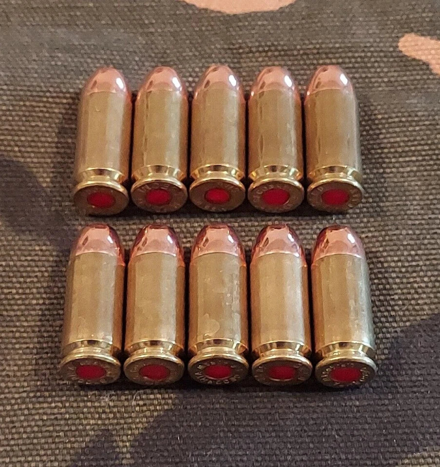 40 S&W Snap Caps Set of 10 (Brass+FMJ) Real 200GR Weight!!!