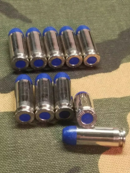 10mm Snap Caps Set of 10 (Blue+Nickel) Real 200GR Weight!!!