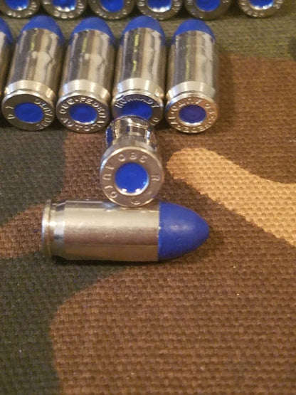 380 Snap Caps Set of 15 (Blue+Nickel)