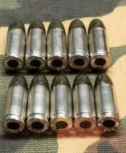 9mm Snap Caps Set of 10 (Black+Nickel)