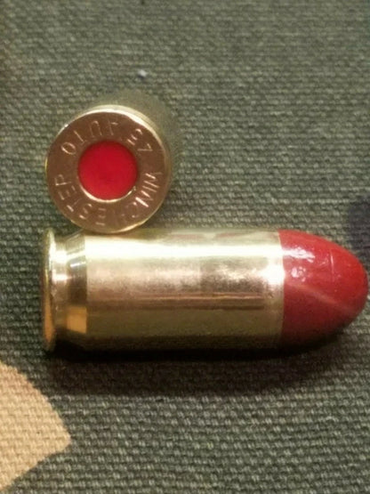 45 ACP Snap Caps Set of 10 (Red+Brass) Real Weight!!!