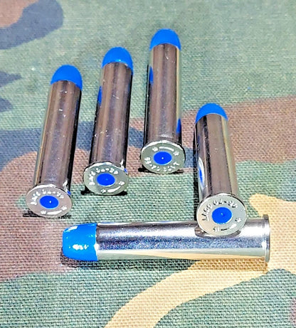 45-70 Government Snap Caps Set of 5 (Nickel+Blue) Real 350GR Weight!!!